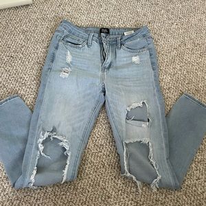 Light wash simple society jeans